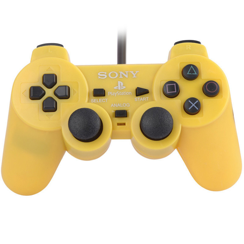 دسته بازی تک شوکدار Sony PS2 قیری زرد_694129caed006.jpeg