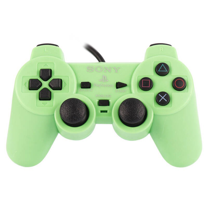 دسته بازی تک شوکدار Sony PS2 قیری سبز_69412fa3da031.jpeg