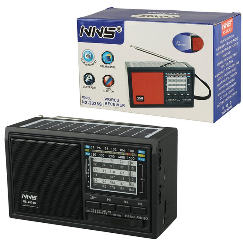 رادیو اسپیکر بلوتوثی خورشیدی ان ان اس NS-2038S_6931640f88bf3.jpeg