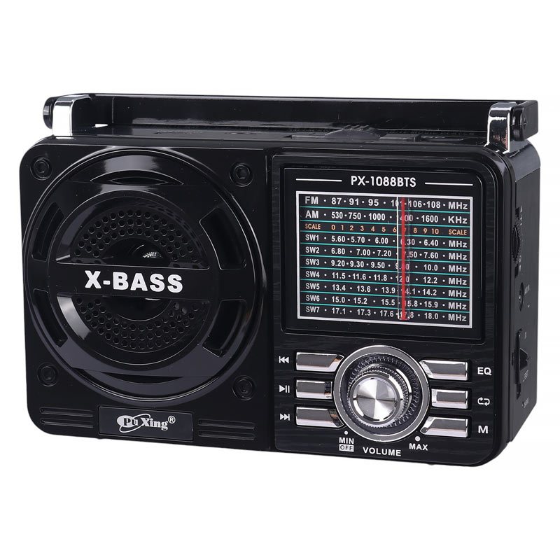 رادیو اسپیکر بلوتوثی خورشیدی پوکسینگ PX-1088BTS_69317500cb52d.jpeg