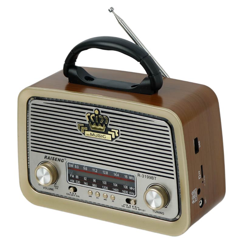 رادیو اسپیکر بلوتوثی رم و فلش خور Raiseng R-3199BT