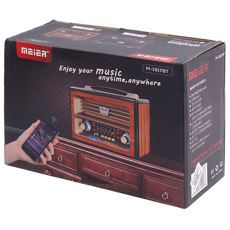 رادیو اسپیکر بلوتوثی مییر M-1917BT - Image 3