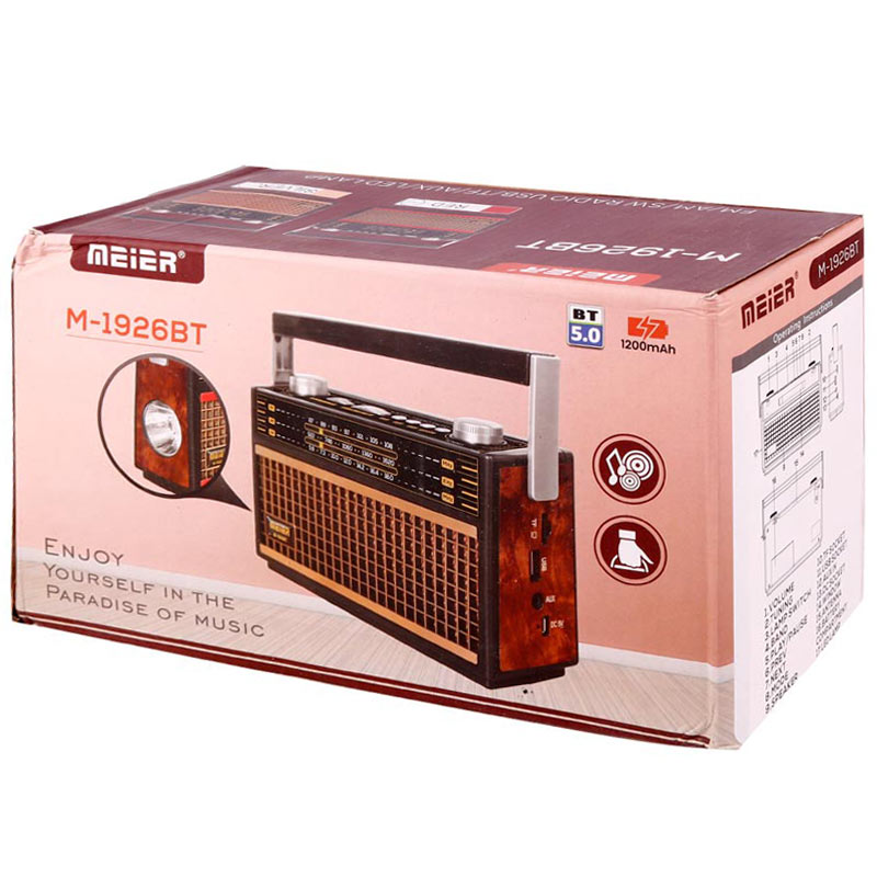 رادیو اسپیکر بلوتوثی مییر M-1926BT - Image 3