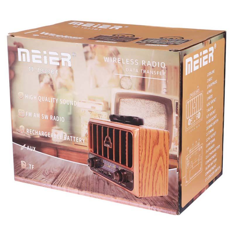 رادیو اسپیکر بلوتوثی مییر M-1933BT - Image 3