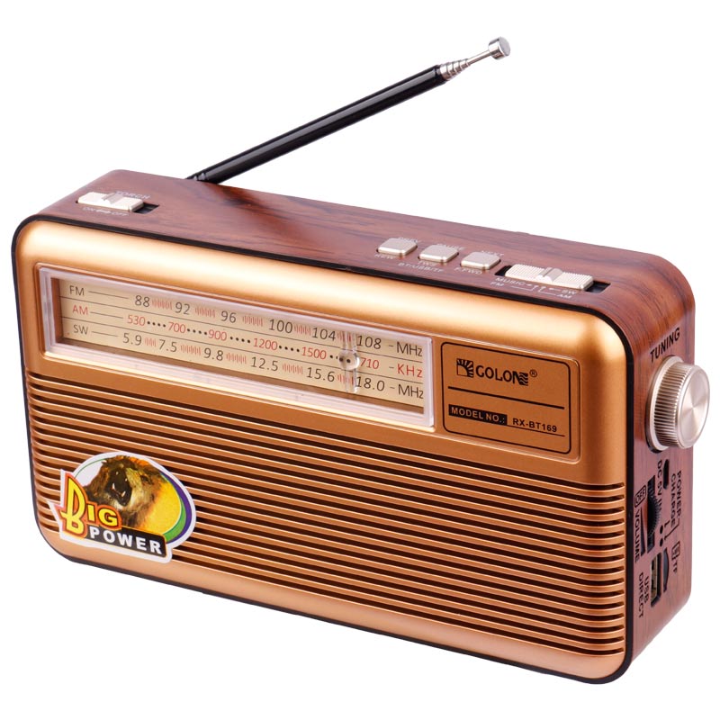 رادیو اسپیکر بلوتوثی گولون RX-BT169