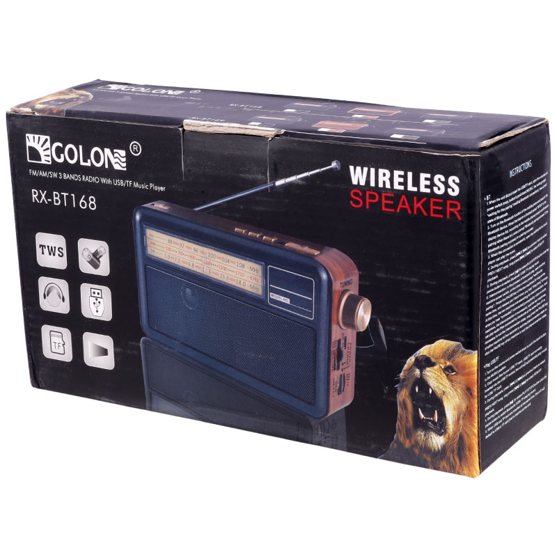 رادیو اسپیکر بلوتوثی گولون RX-BT169 - Image 3