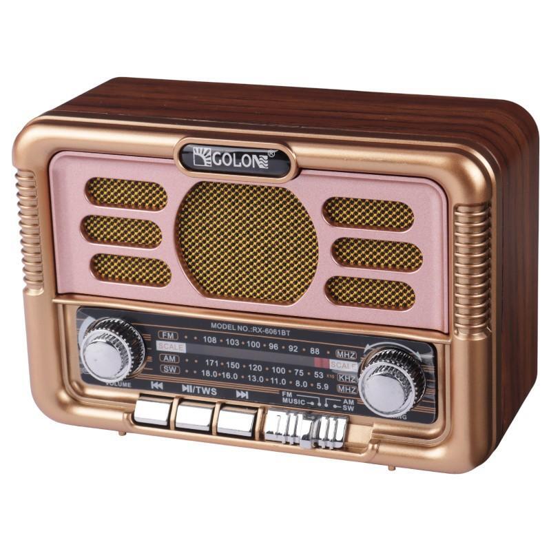 رادیو اسپیکر بلوتوثی گولون RX-BT6061s - Image 3