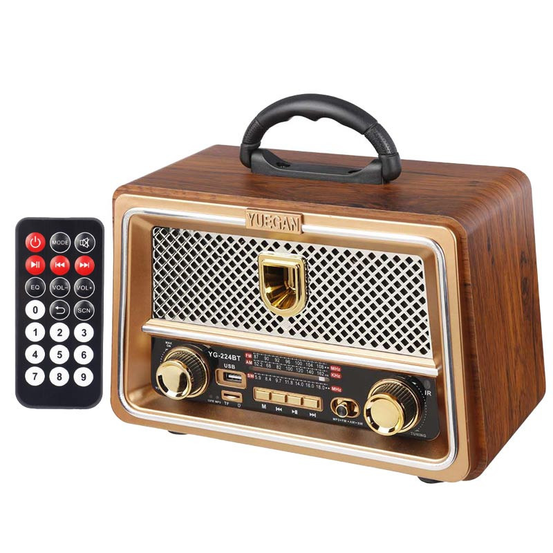 رادیو اسپیکر بلوتوثی یوگان YG-224BT + ریموت کنترل