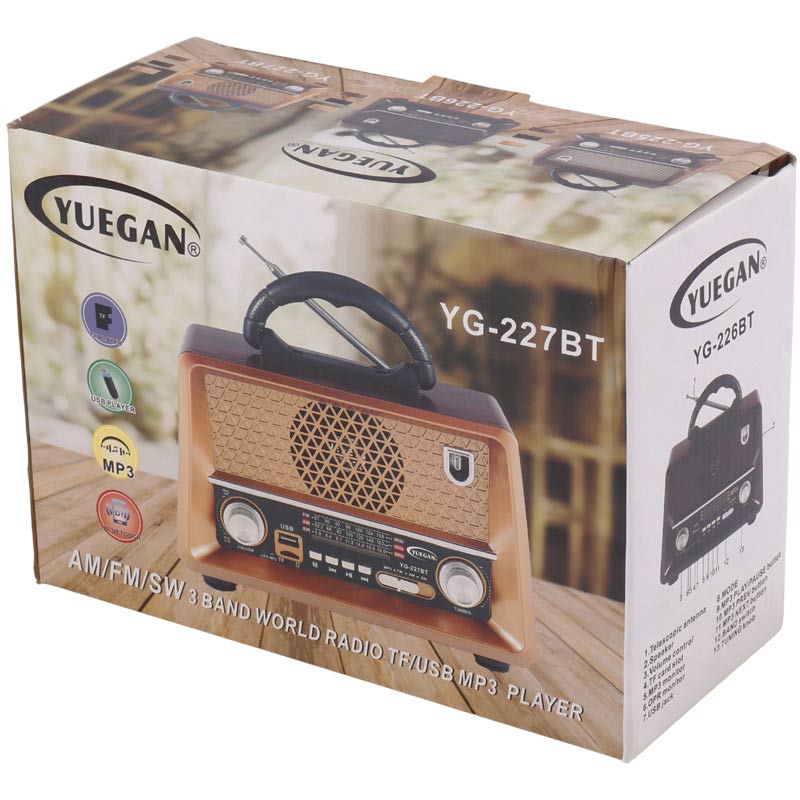 رادیو اسپیکر بلوتوثی یوگان YG-226BT - Image 3
