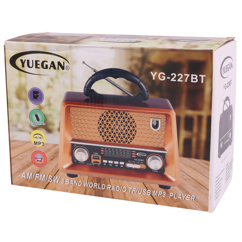 رادیو اسپیکر بلوتوثی یوگان YG-227BT - Image 3