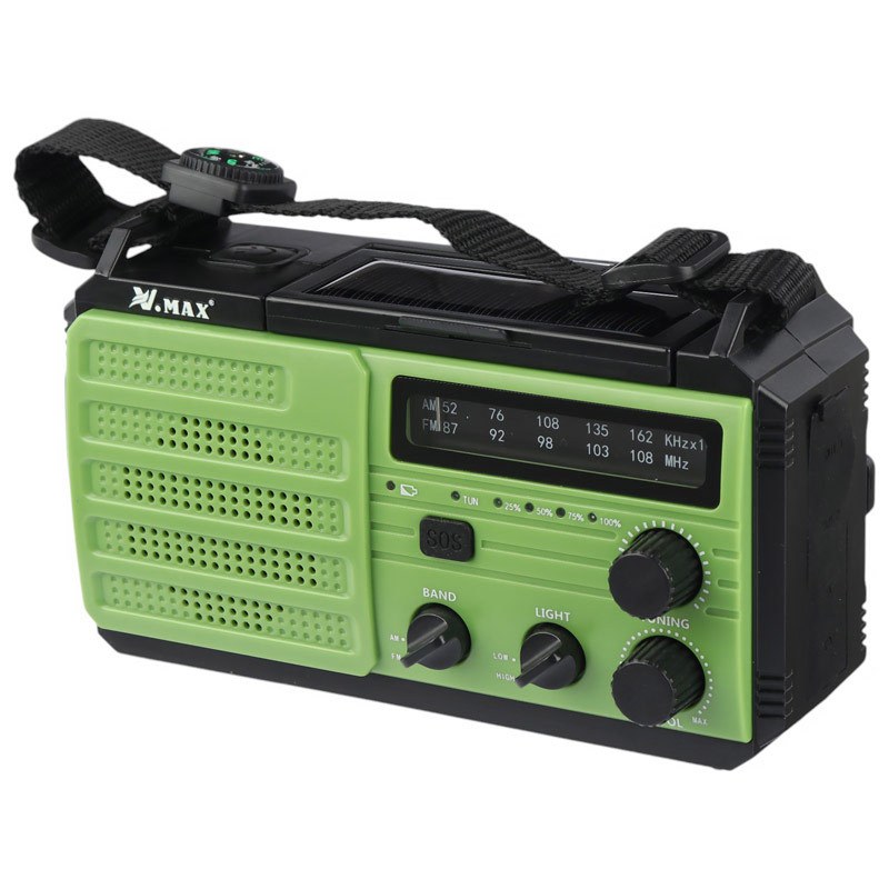 رادیو فلش خور خورشیدی V.Max V-FM02-891 - Image 3