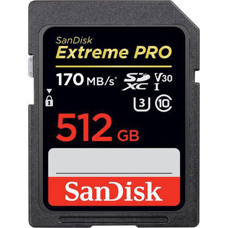 رم اس دی 512 گیگ سن دیسک SanDisk Extreme Pro SD U3 170MB/s_69449d8362359.jpeg