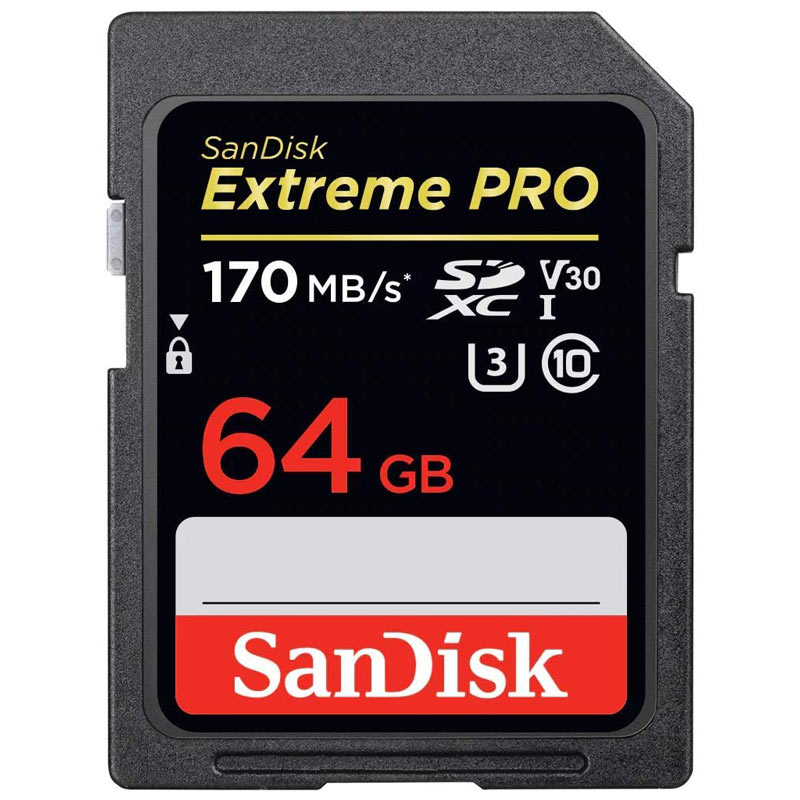 رم اس دی 64 گیگ سن دیسک SanDisk Extreme Pro SD U3 170MB/s_69449db445c43.jpeg