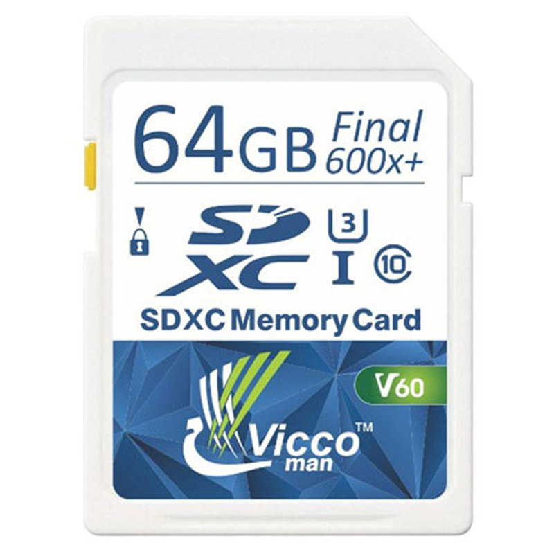 رم اس دی 64 گیگ ویکو من Vicco Man Final 600X Plus V60 U3 C10 90MB/s_6944a549e99c0.jpeg