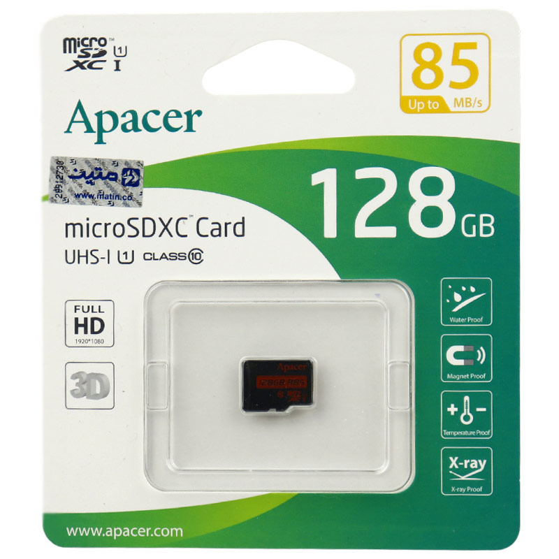 رم میکرو 128 گیگ اپیسر Apacer R85 U1 C10 85MB/s_69447eac116fe.jpeg