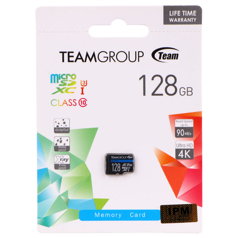 رم میکرو 128 گیگ تیم گروپ TeamGroup Elite A1 V30 U3 C10 90MB/s_69447d8ad8073.jpeg