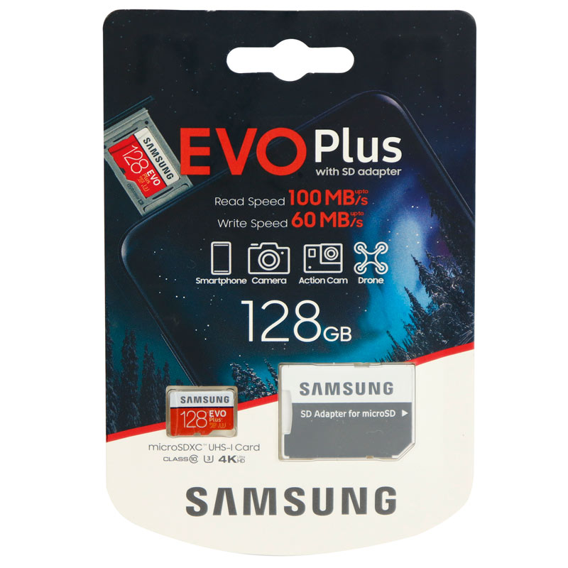 رم میکرو 128 گیگ سامسونگ Samsung Evo Plus U3 C10 100MB/s + خشاب_694485b98e95f.jpeg