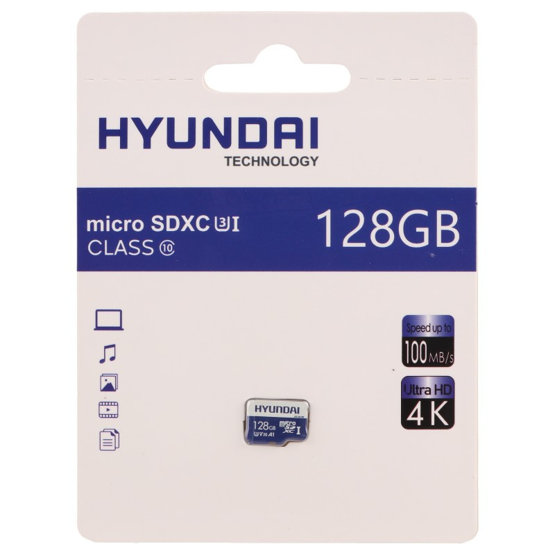 رم میکرو 128 گیگ هیوندای Hyundai A1 V30 U3 C10 100MB/s_69446e50abb66.jpeg