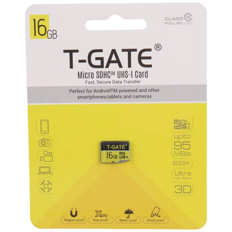 رم میکرو 16 گیگ تی گیت T-GATE Ultra 633x U1 C10 95MB/s_69446996697d5.jpeg