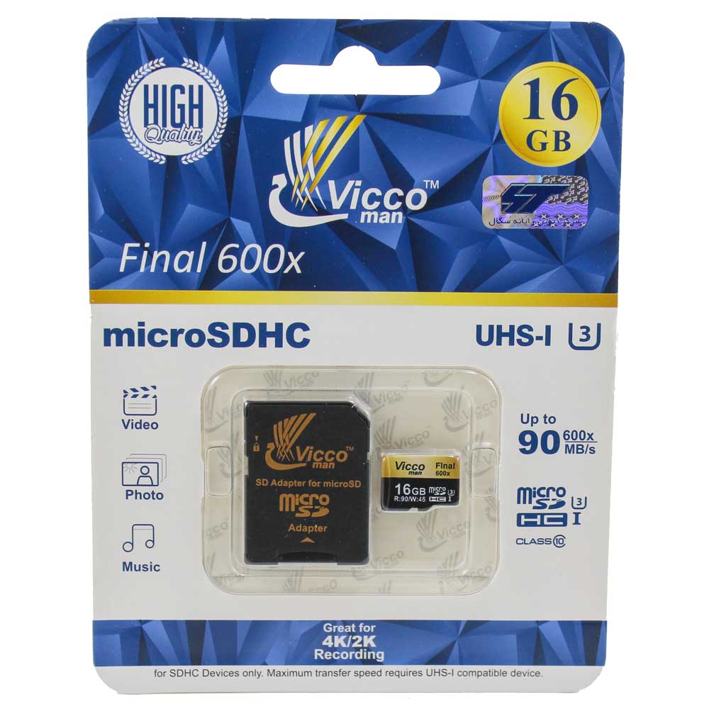 رم میکرو 16 گیگ ویکومن Vicco Final U3 90MB/s + خشاب_6944a8f1745d7.jpeg