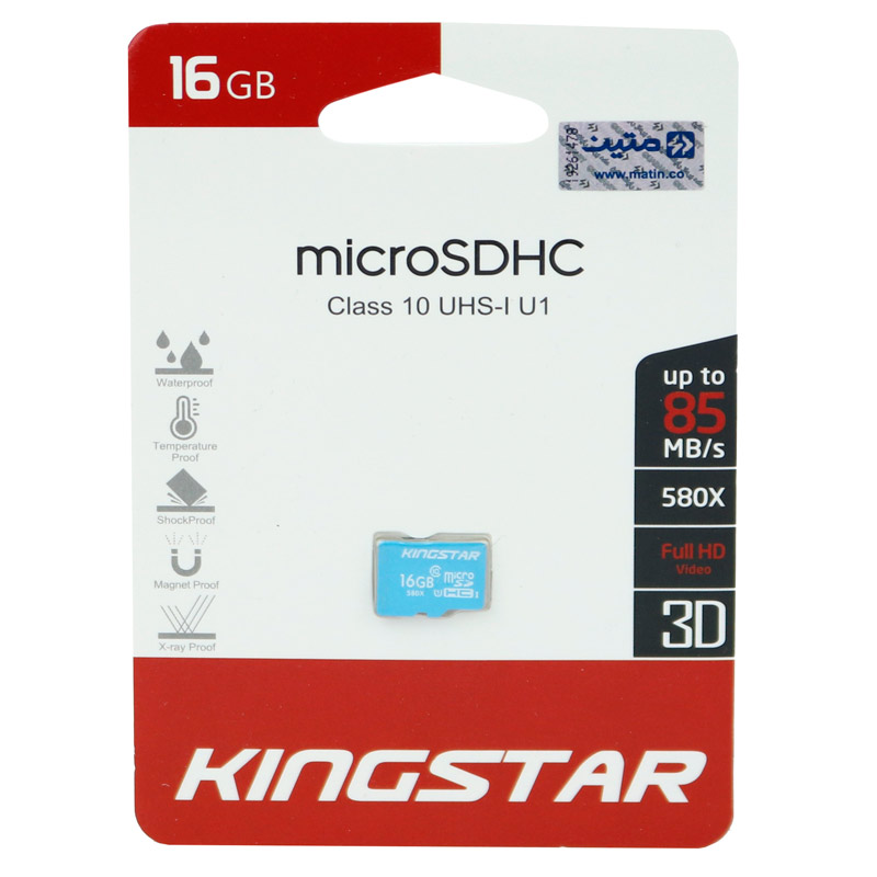 رم میکرو 16 گیگ کینگ استار KingStar U1 C10 85MB/s_69448463ef320.jpeg