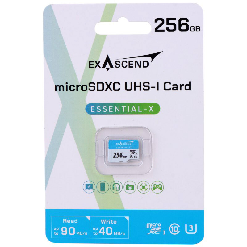 رم میکرو 256 گیگ اگزاسند ExAscend Essential-X U3 C10 90MB/s_69446d5e32d2c.jpeg