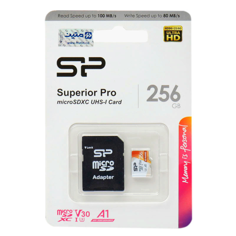 رم میکرو 256 گیگ سیلیکون پاور Silicon Power Superior Pro A1 V30 U3 100MB/s + خشاب_69448cd75f8af.jpeg