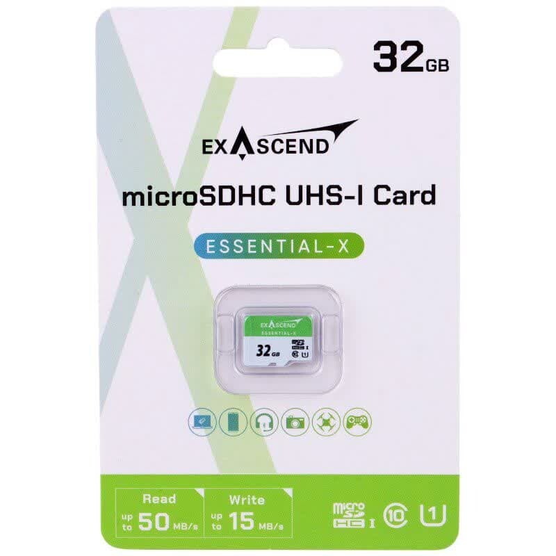 رم میکرو 32 گیگ اگزاسند Exascend Essential-X U1 C10 50MB/s_69446d2de2710.jpeg