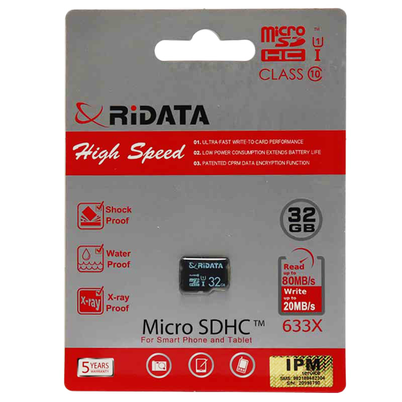 رم میکرو 32 گیگ ریدیتا RiDATA 633X U1 C10 80MB/s_6944955137b1f.jpeg