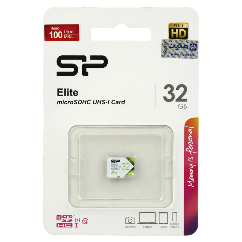 رم میکرو 32 گیگ سیلیکون پاور Silicon Power Elite U1 C10 100MB/s_692f185fb2823.jpeg