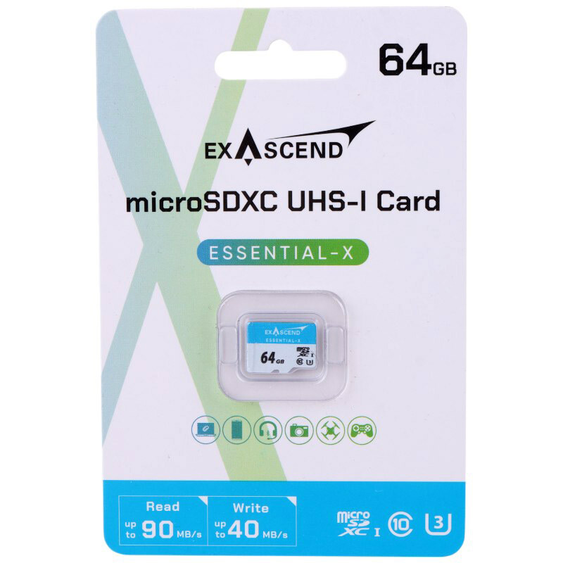 رم میکرو 64 گیگ اگزاسند ExAscend Essential-X U3 C10 90MB/s_69446d3c6ea32.jpeg