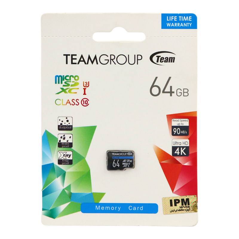 رم میکرو 64 گیگ تیم گروپ TeamGroup Elite U3 C10 90MB/s_6944800b46ce8.jpeg