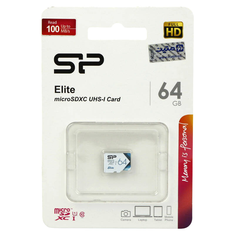 رم میکرو 64 گیگ سیلیکون پاور Silicon Power Elite U1 C10 100MB/s_6944822c50cf6.jpeg