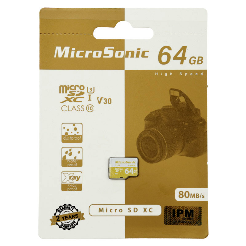 رم میکرو 64 گیگ میکروسونیک MicroSonic 533X V30 U3 C10 80MB/s_69447dd7c510d.jpeg