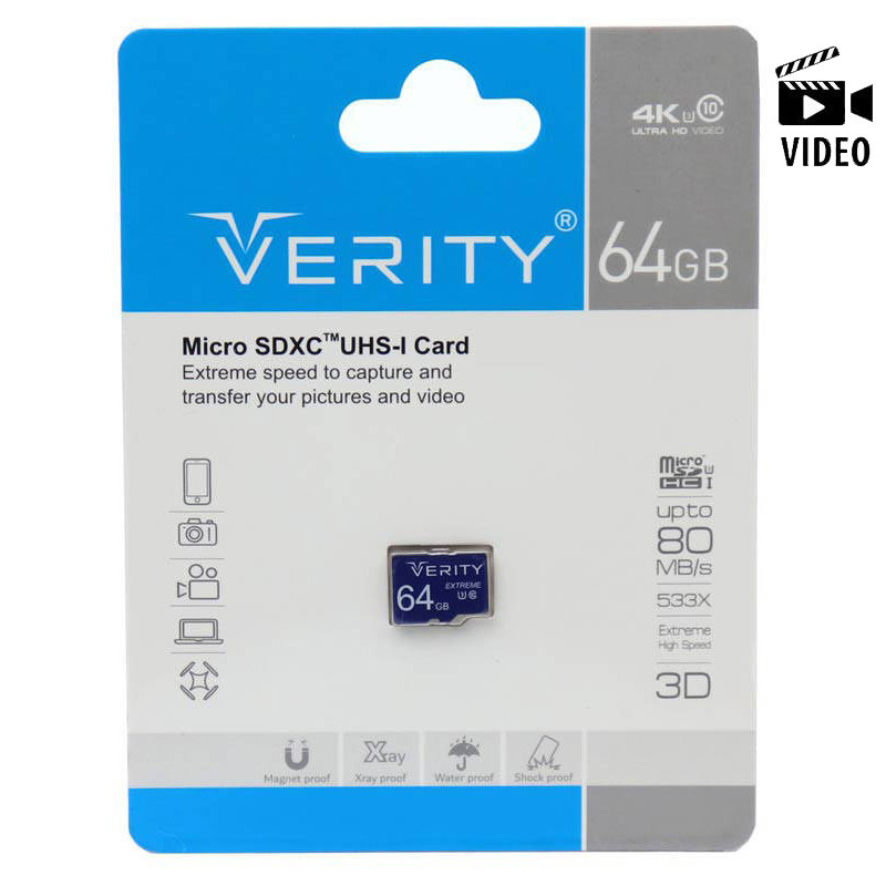 رم میکرو 64 گیگ وریتی Verity Extreme U3 C10 80MB/s_694490c2e1b7d.jpeg