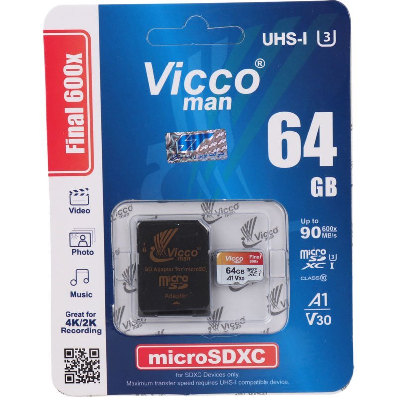 رم میکرو 64 گیگ ویکومن Vicco Man Final 600x A1 V30 U3 C10 90MB/s + خشاب_694466de5e1e9.jpeg