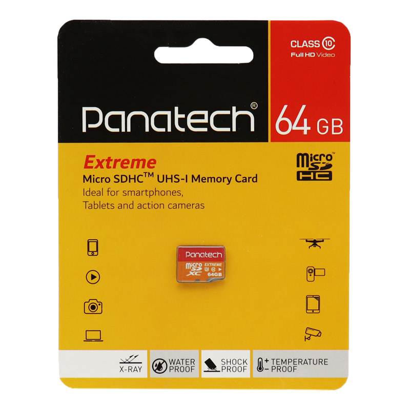 رم میکرو 64 گیگ پاناتک Panatech Extreme U3 C10 بدون خشاب_694492ae22a6d.jpeg