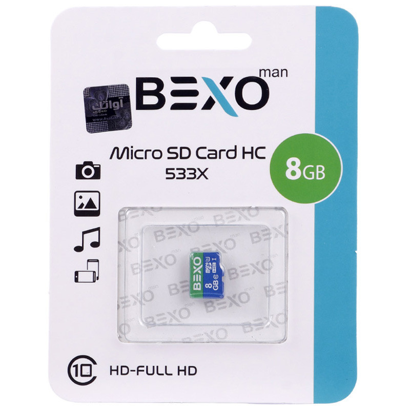 رم میکرو 8 گیگ بکسومن Bexoman 533X U1 C10 80MB/s_6944777a5f78b.jpeg