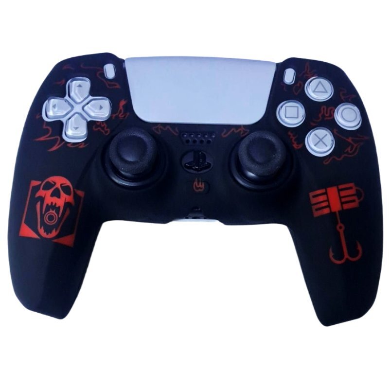 روکش دسته بازی Deadskull PS5 طرح Skeleton زمینه مشکی قرمز_692f69e65cae4.jpeg