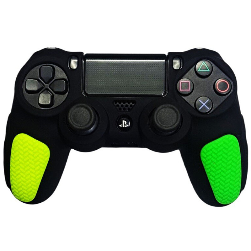 روکش دسته بازی PS4 استوپ دار زمینه مشکی زرد سبز_6940510007056.jpeg