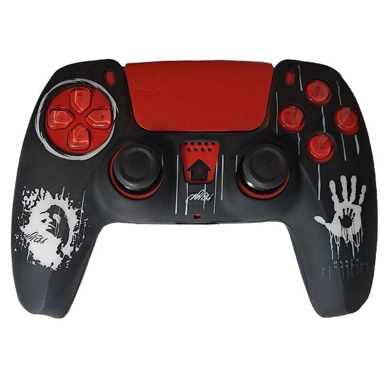 روکش دسته بازی PS5 طرح Death Stranding زمینه مشکی سفید_692e2b4e97441.jpeg