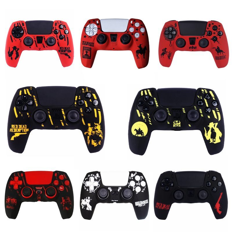 روکش دسته بازی PS5 طرح Red Dead بسته 8 عددی_692e0f27b14af.jpeg