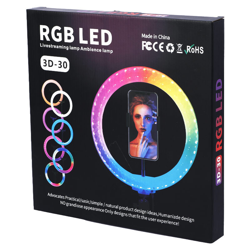 رینگ لایت 11 اینچ RGB LED 3D-30 - Image 3