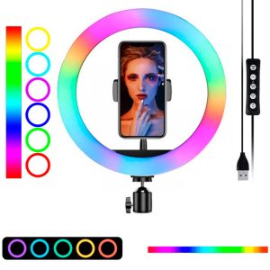 رینگ لایت 13 اینچ RGB LED MJ33_69334065536db.jpeg رینگ لایت 13 اینچ RGB LED MJ33