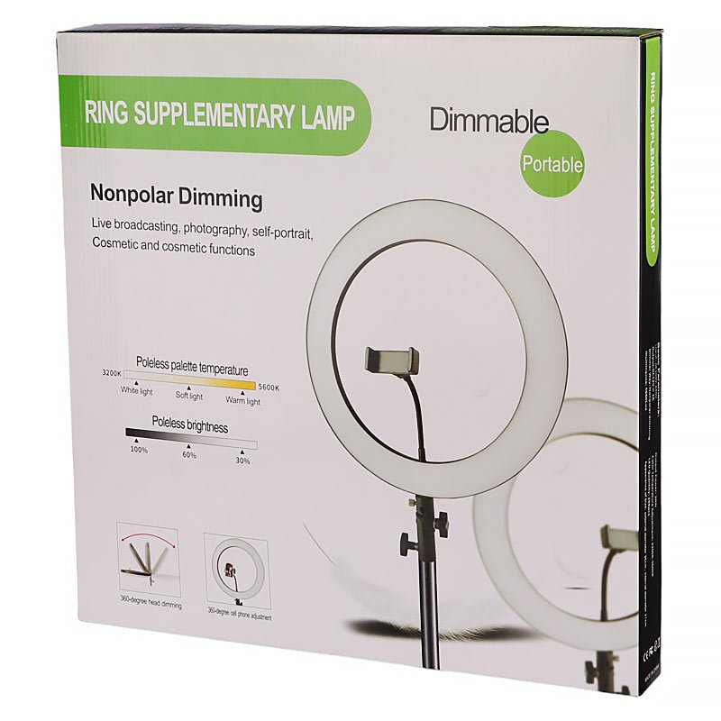 رینگ لایت 14 اینچ Dimmable Portable - Image 3