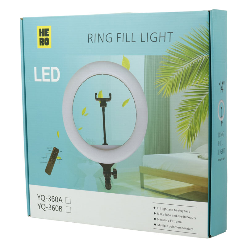 رینگ لایت 14 اینچ Hero YQ-360A - Image 3