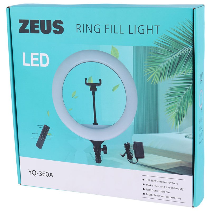 رینگ لایت 14 اینچ Zeus YQ-360A - Image 3