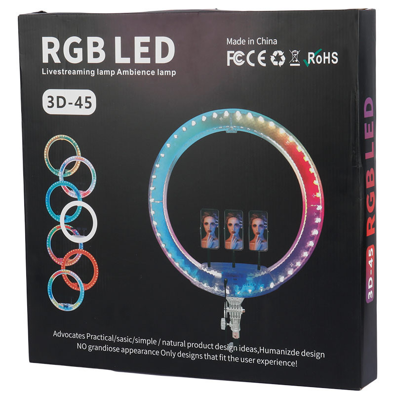رینگ لایت 17 اینچ RGB LED 3D-45 - Image 3