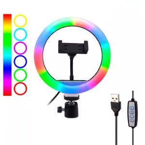رینگ لایت 8 اینچ RGB LED MJ20_6931560261322.jpeg رینگ لایت 8 اینچ RGB LED MJ20