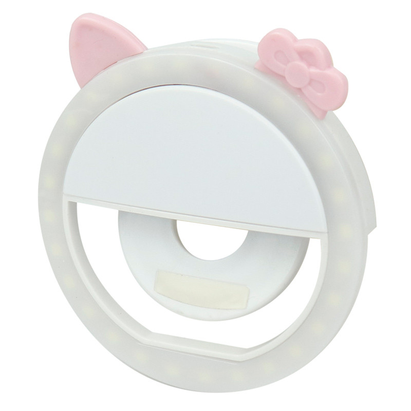 رینگ لایت سلفی طرح گربه_693339c8c5950.jpeg